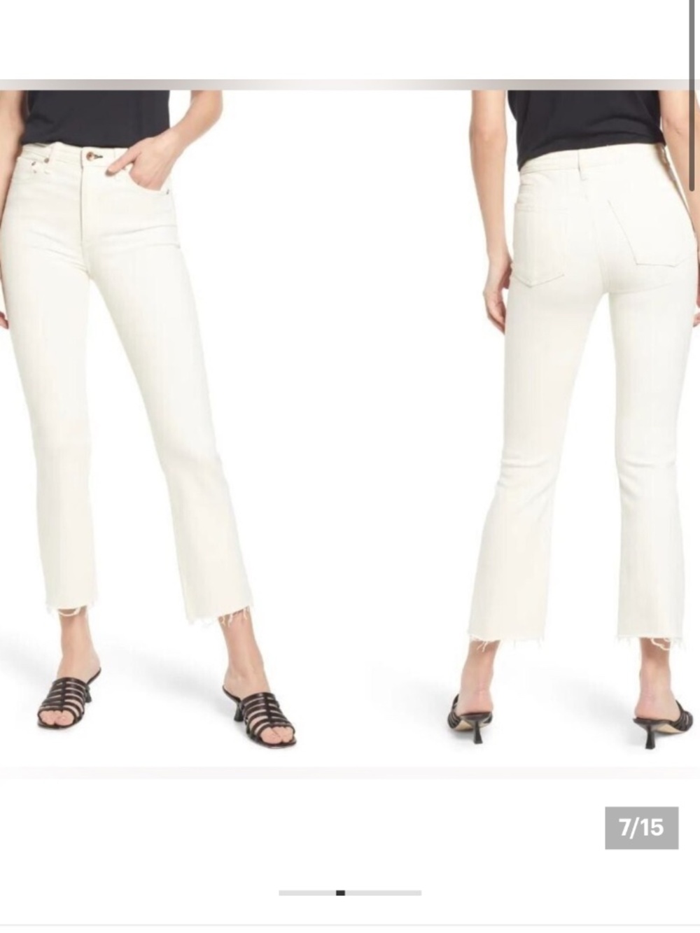 Nina high-rise ankle flare Rag and Bone jeans